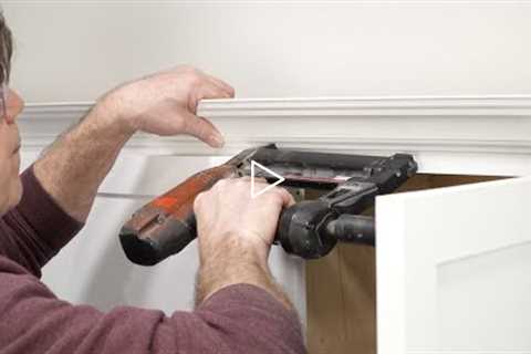How to Install Crown Molding on Kitchen Cabinets
