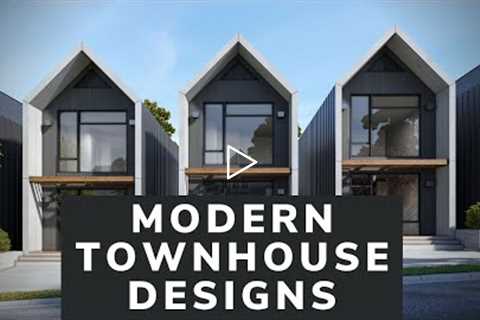 Modern Townhouse Design || Modern House Designs || Architecture