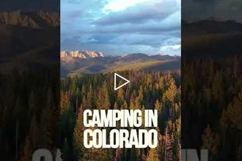 Looking for places to camp in Colorado, we help you!!!🏕️ #land #colorado #usa #camping