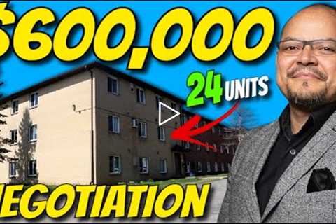 How He Negotiated a $600,000 Discount on a 24 Unit Multifamily Apartment Building