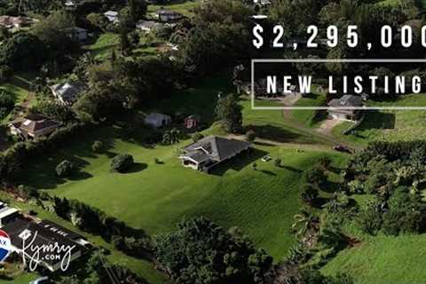 Hawaii Real Estate - Kauai - 5025 Kikala Rd - Kalaheo, HI 96741 - MLS: 666451 - $ 2,295,000