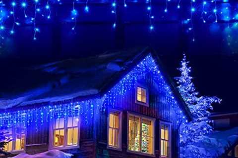 KiflyTooin Led Christmas Lights Outdoor Christmas Decorations Hanging Lights 400LED 8 Modes 75..