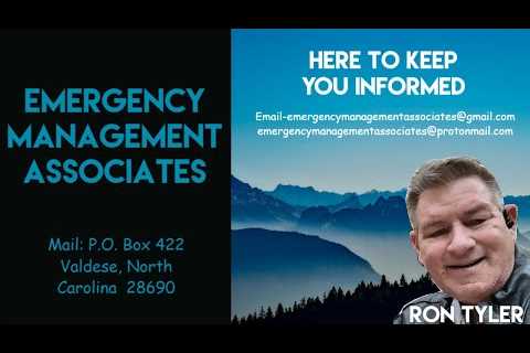 Emergency Management Associates Earthquakes, Solar Flare, Rain, Preparedness Friday January 6, 2023