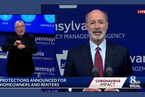 Gov. Tom Wolf signs executive order suspending foreclosures, evictions