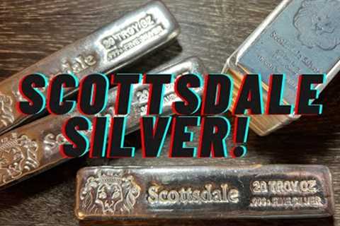 Stacking Silver The New Scottsdale Mint Silver Bars.