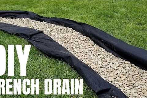 DIY French Drain | Cheap Yard Drainage Solution | pt. 1