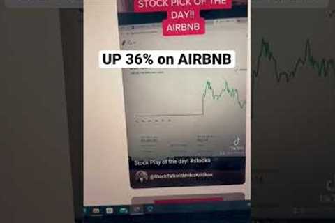 36% Gain on Airbnb in less than 3 months #invest #investing #stocks #money #stockmarket #finance