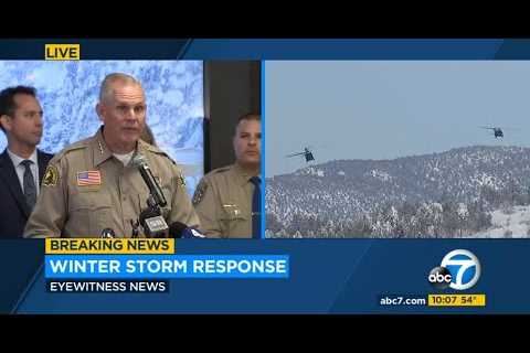 LIVE l San Bernardino County officials provide update on emergency response for mountain communities
