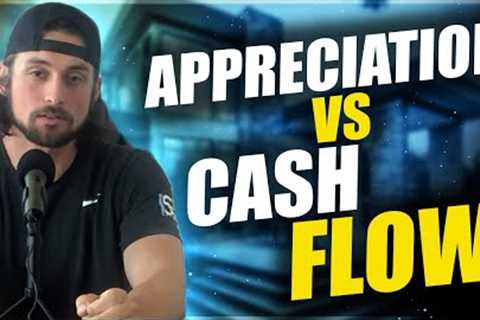Sacrificing Appreciation For Cashflow! Passive Income Means More In Real Estate Investing!