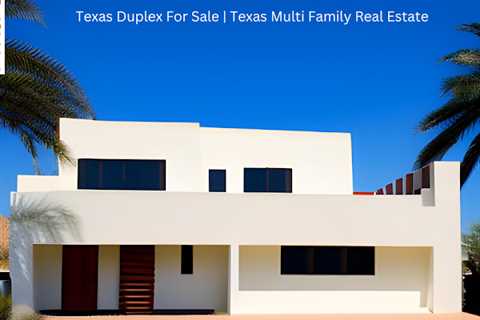 Texas duplex for sale