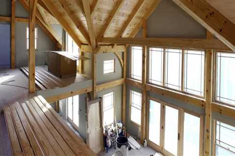 What is timber frame houses?