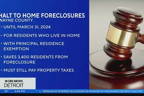 Court halts owner-occupied foreclosures after Wayne County petition