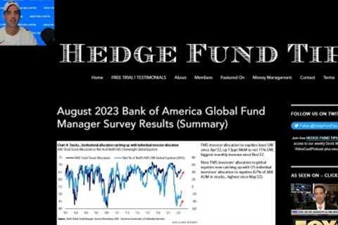 Hedge Fund Tips with Tom Hayes - VideoCast - Episode 200 - August 17, 2023