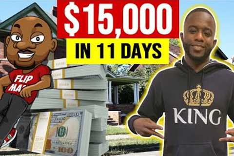 How Did He Wholesale a House with Only $10 in Less than 2 Weeks?