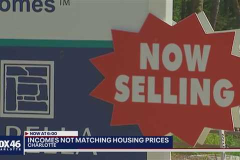 Incomes not matching housing prices