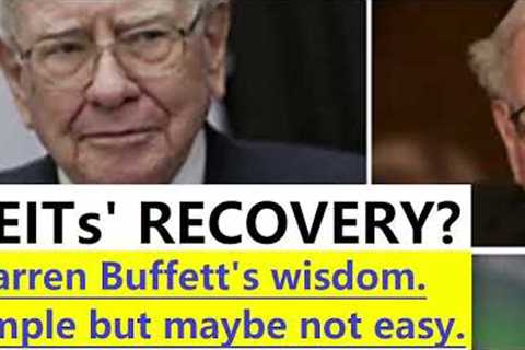 Will REITs ever RECOVER? What Warren Buffett said about purchase prices?