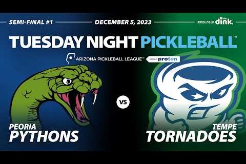AZ PBL: Peoria Pythons vs Tempe Tornadoes (Tue Dec 5, Season 2, Semi-Finals Round 1)
