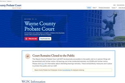 Wayne County Probate Court Website #theprobatepro #probate #WayneCountyProbate #website #help