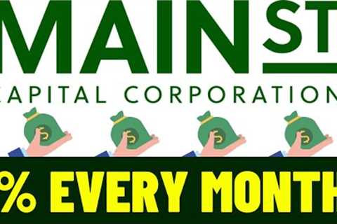 The BEST Stock To BUY For MONTHLY Dividends! | Main Street Capital (MAIN) Stock Analysis! |