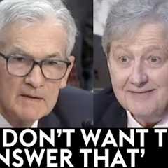 BREAKING NEWS: John Kennedy Rapid-Fire Questions Fed Chair Jerome Powell About Economy,..
