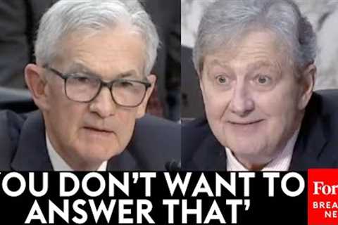 BREAKING NEWS: John Kennedy Rapid-Fire Questions Fed Chair Jerome Powell About Economy,..