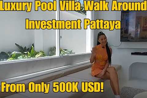 Luxury Pool Villa Investment Pattaya - 7% Guaranteed Returns, Buyback Guarantee & Lifetime..