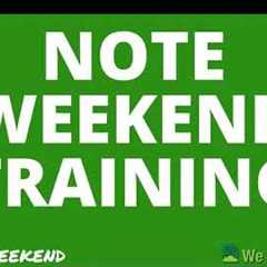 Note Training 101 - Note Weekend Class for August