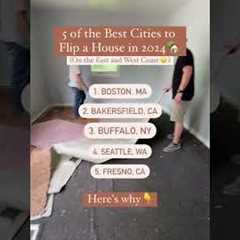 5 Best Cities for Flipping Houses in 2024 (On the East and West Coast ) #funny #flippinghouses