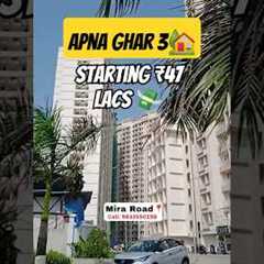 🏡Affordable Homes in Mira Road Mumbai | 1RK 1BHK | #shorts #realestate #ytshorts #flatsforsale