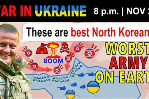 29 Nov: Putin Is FURIOUS. North Koreans CAN’T EVEN THROW GRENADES! | War in Ukraine Explained