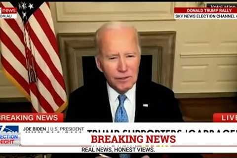 Joe Biden calls Donald Trump supporters ''garbage'' during Kamala Harris campaign event