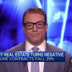 New York real estate turns negative as June contracts fall 29%