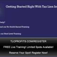 tax lien training - Get started right