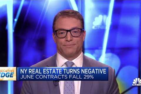 New York real estate turns negative as June contracts fall 29%