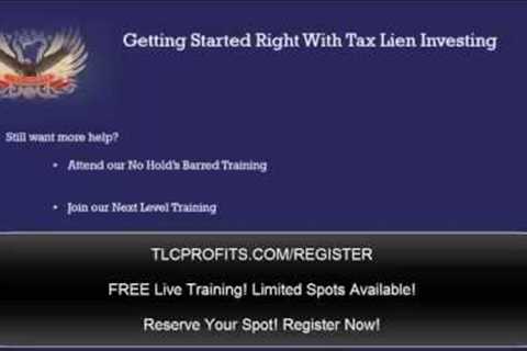 tax lien training - Get started right