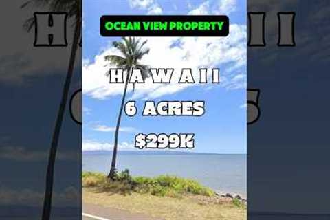 Ocean view in Hawaii 6 acres for $299K. #foryou #shorts #landcentury #land #hawaii