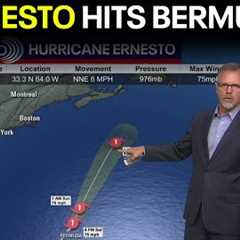 Hurricane Ernesto makes landfall in Bermuda | Tropical Weather Forecast