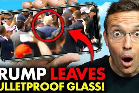 Trump SHOCKS Secret Service, Walks Outside Bulletproof Glass at Outdoor Rally For STUNNING Reason..