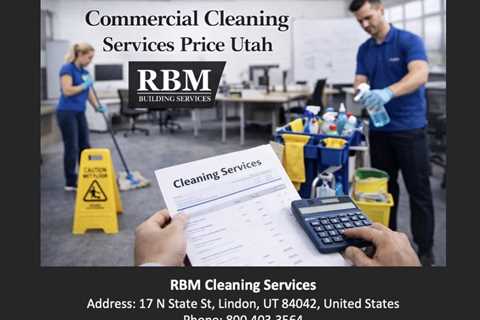 Commercial Cleaning Services Price Utah | Nutrition Coaching Utah