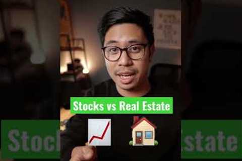 Real Estate vs. Stocks #realestate #investing #stocks