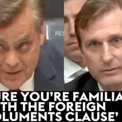 Dan Goldman Grills Jonathan Turley About Legality Of Trump''s Dealings With Foreign Governments