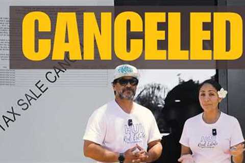 Hawaii House Auction Canceled!