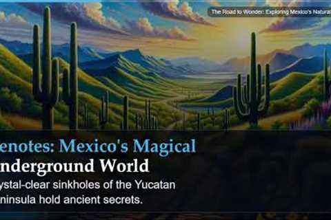 The Road to Wonder: Exploring Mexico's Natural Beauty